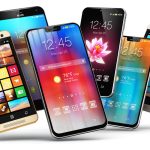 6台のスマートフォン